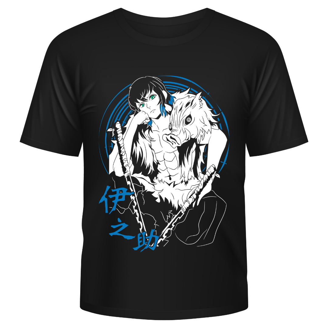 Inosuke Hashibira "Demon Slayer's Wild Boar" T-Shirt