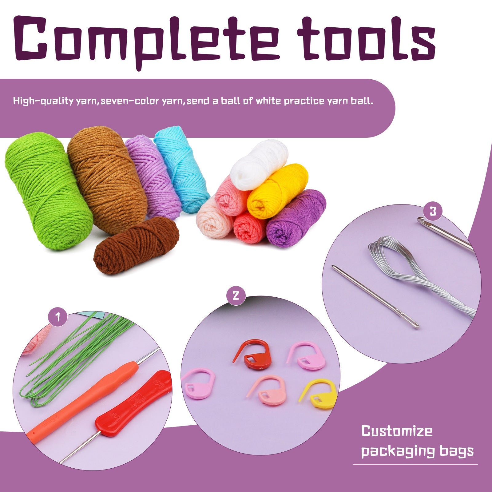 Flower Crochet Kit, Crochet Starter Kit Potted Plants with Step-by-Step Video Tutorials for Complete Beginners Adults-1