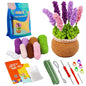 Flower Crochet Kit, Crochet Starter Kit Potted Plants with Step-by-Step Video Tutorials for Complete Beginners Adults-8