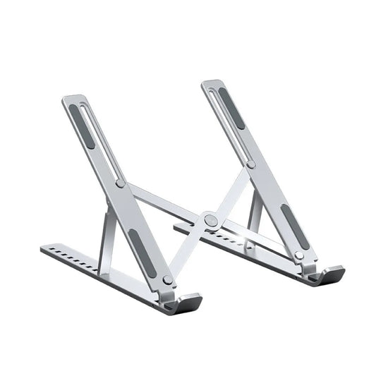 Vibe Geeks 9 Levels Height Adjustable Alumiinum Alloy Portable Laptop Stand-0